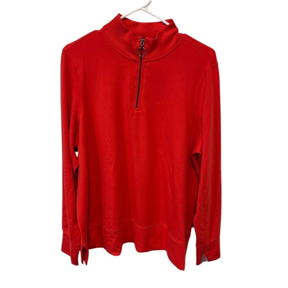 Ideology Red Quarter-Zip Sweatshirt